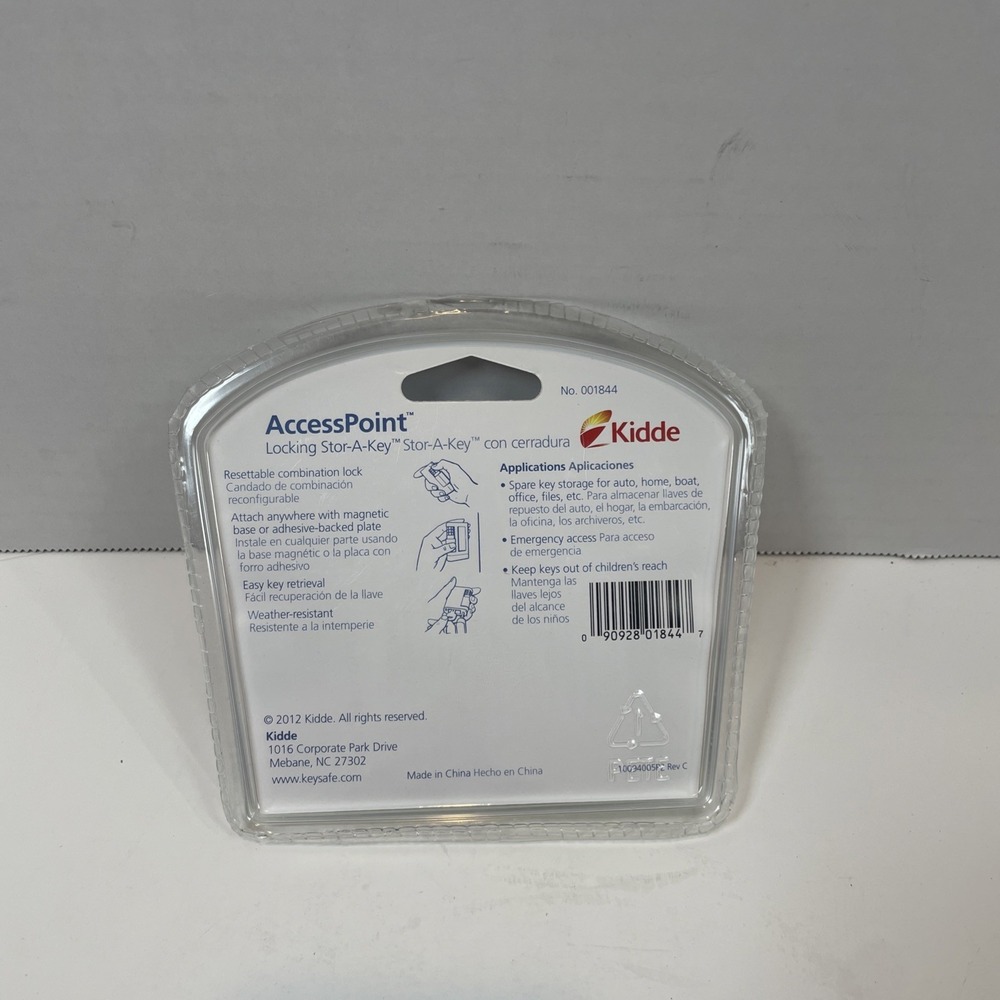 Kidde Key Case Unisex OS Gray AccessPoint Locking Stor-A-Key Magnetic 001844 - Picture 4 of 6